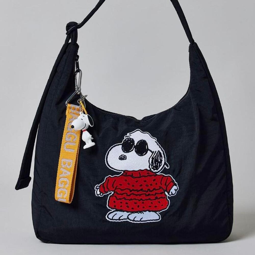 baggu uo exclusive joe warm embroidered nylon shoulder bag